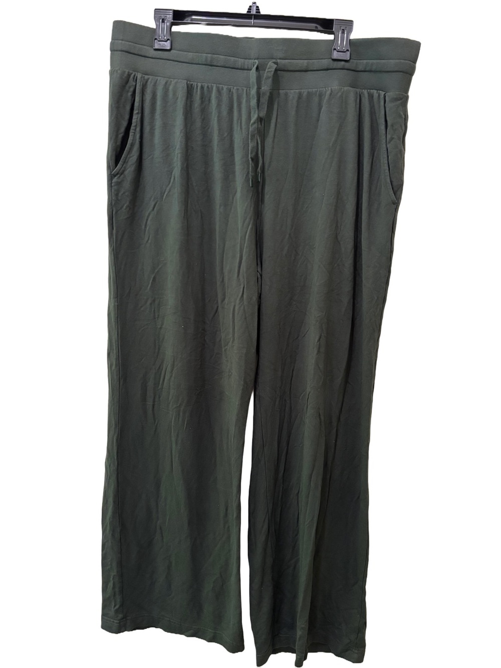 🔥5 for $25🔥 Time and Tru Women's Plus Size Wide Leg Knit Lounge Pants